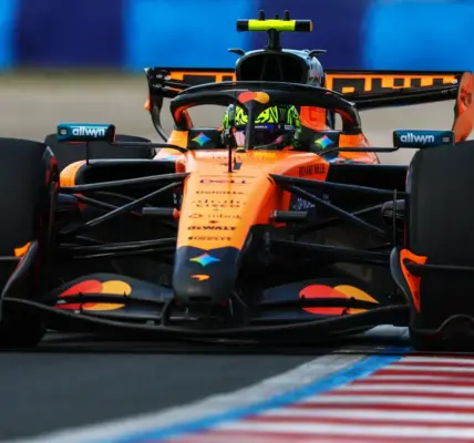 Norris leads Hamilton and Antonelli during FP3 in Hungary