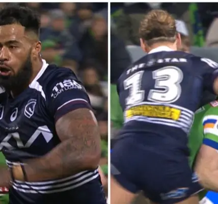 Broncos spoil Papa’s farewell as Raiders’ season over, Origin star facing ban